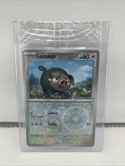 Lechonk POKEMON CENTER Stamped 155/198 Reverse Holo Sealed Promo - Image 1