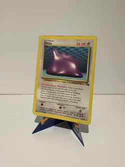 Ditto 18/62 Fossil Regular Pokemon Card LP - Image 1