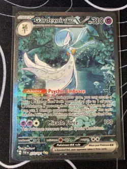 Pokemon TCG Gardevoir EX Paldean Fates Holo Card 233/091 - Image 1