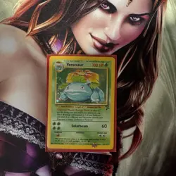 Pokemon Base 2 Set Unlimited Venusaur 18/130 Holo Rare NM - Image 1