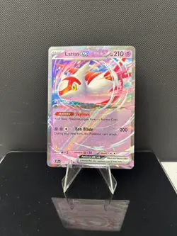 Pokemon Surging Sparks Latias EX 076/191 Double Rare Holo - Image 1