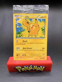 Sealed Pikachu 42/146 Holo Movie Promo XY Pokemon Card - Image 1