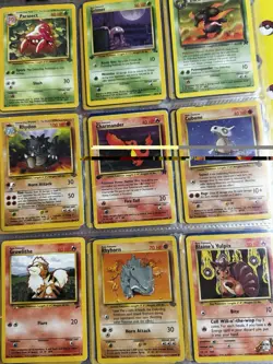 Vintage Pokemon Binder Collection 72 Cards WOTC Holos English Damaged Hp-Lp - Image 4
