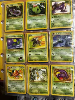Vintage Pokemon Binder Collection 72 Cards WOTC Holos English Damaged Hp-Lp - Image 5