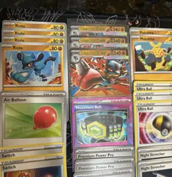 Mega Lucario Ex & Lunatone - Play Pokemon TCG - Custom Meta Decks Rotation Ready - Image 1