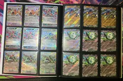 Pokemon TCG Binder FULL Of SVE & MEG Ex Cards (243) All Sleeved+ MC - Image 4