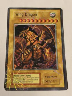 Yu-Gi-Oh! TCG Fake Card Wing Dragon - Image 1