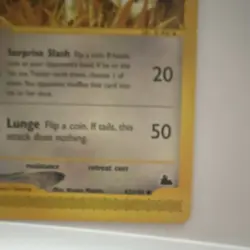 NM-LP Pokemon Persian Skyridge 42/144 Uncommon Stage 1 Surprise Slash Lunge - Image 5