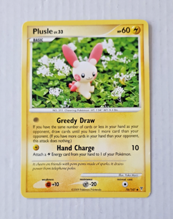 Pokemon TCG Supreme Victors - Plusle 76/147 Non-Holo Uncommon (2009) LP - Image 1