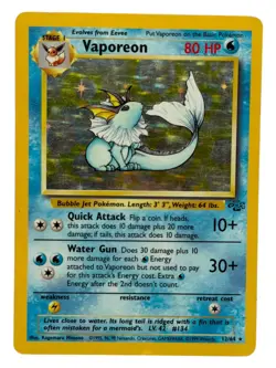 Vaporeon - 12/64 Jungle 1999 WOTC - Holo - Pokemon TCG - Image 1