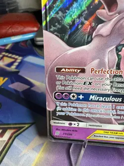 Pokemon TCG Mewtwo & Mew GX 71/236 Tag Team Unified Minds - Image 5