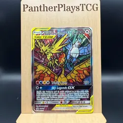 Pokemon Moltres Zapdos Articuno GX Hidden Fates Black Star Promo SM210 - Image 1