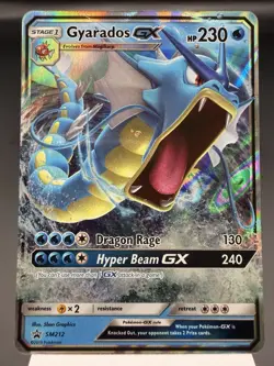 Gyarados GX SM212 - Ultra Rare Holo - S&M Promo Pokemon Card MINT - Image 1