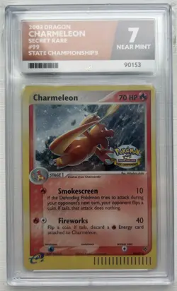 ACE 7 Charmeleon 99/97 EX Dragon Holo Secret Rare 2003 STATE Pokemon Card - Image 1