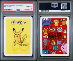 2019 Pokemon Babanuki Old Maid Pikachu Psa 10 - Image 3