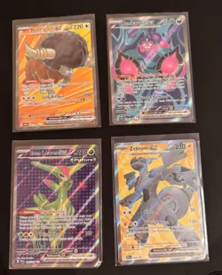 Pokemon TCG Ultra Rare Bundle 4x Near Mint Condition - Image 1