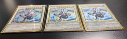 Yugioh! x3 Trishula , Dragon of the Ice Barrier MGED-EN027 Premium Gold Rare LP - Image 5