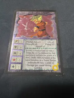 1997 Ani-Mayhem Dragon Ball Z Super Saiyan Goku Ultra Rare Foil Card - Image 1