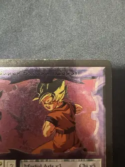 1997 Ani-Mayhem Dragon Ball Z Super Saiyan Goku Ultra Rare Foil Card - Image 5