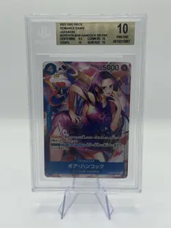 2022 One Piece Boa Hancock SR Alt Art OP01-078 Romance Dawn BGS Pristine 10 - Image 1