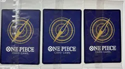 3 Lot One Piece Card Monkey D. Luffy Treasure Booster Foil Promo Card ST10-006 - Image 2