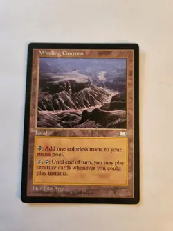 MTG Winding Canyons - (Weatherlight) - Image 1