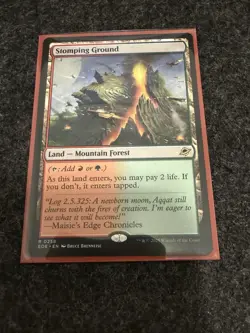 MTG Magic the Gathering Stomping Ground NM EOE Rare #258 - Image 1