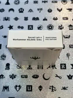MTG Secret Lair x Warhammer 40,000: Orks Traditional FOIL Edition SEALED NEW - Image 2