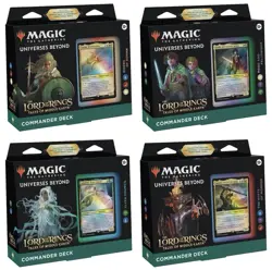 Set 4x Commander Decks Lord of the Rings Tales Middle Earth LTR MTG 195166205069 - Image 1