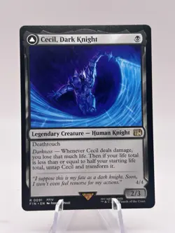Cecil, Dark Knight 0091 Final Fantasy FIN MTG NM - Image 1