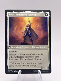 Cecil, Dark Knight 0091 Final Fantasy FIN MTG NM - Image 2