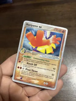 Pokemon Hariyama ex 100/107 EX Deoxys Holo Rare Ungraded Childhood Card - Image 2