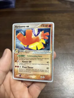 Pokemon Hariyama ex 100/107 EX Deoxys Holo Rare Ungraded Childhood Card - Image 3