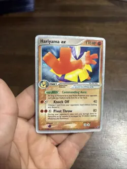 Pokemon Hariyama ex 100/107 EX Deoxys Holo Rare Ungraded Childhood Card - Image 4