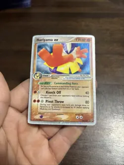 Pokemon Hariyama ex 100/107 EX Deoxys Holo Rare Ungraded Childhood Card - Image 5