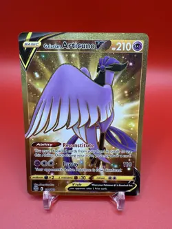 Pokemon TCG Galarian Articuno V 181/172 Brilliant Stars Secret Holo NM - Image 1