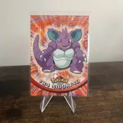 Topps Pokemon TCG Nidoking #34 Black Logo TV Animation Edition - Foil - Image 1