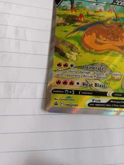 Pokemon Charizard V SWSH260 Sword & Shield Promo Full Art Holo 220 HP - Image 2