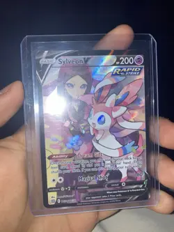 Pokemon Sylveon V Rapid Strike Holo Ultra Rare TG14/TG30 200HP Brilliant Stars - Image 1