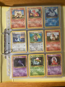 Pokemon TCG 1999 WOTC Base Set Complete Common & Uncommon Set in Vintage Binder - Image 3