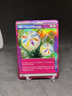Pokemon TCG Neo Upper Energy 162/162 Temporal Forces Ace Spec Holo Near Mint - Image 1