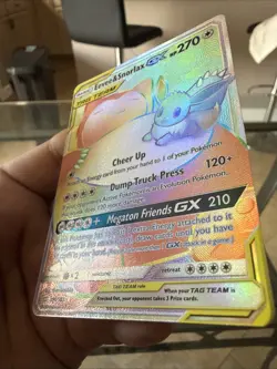 Pokemon TCG Eevee & Snorlax GX 191/181 Team Up Secret Rare Minty - Image 3