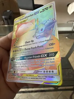 Pokemon TCG Eevee & Snorlax GX 191/181 Team Up Secret Rare Minty - Image 4