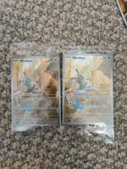 Pokemon Card Mimikyu SVP 075 Paldean Fates Pokemon Center Promo Stamped SEALED - Image 1