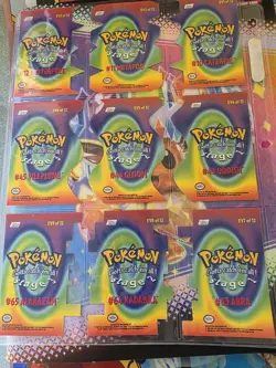 Pokemon TOPPS Serie 2 Set complet Die-cut 12/12 -EXCELLENT etat - Image 3