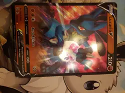 Pokemon Lucario V Holo Ultra Rare Fusion Strike 146/264 - Jumbo PACK FRESH! - Image 1