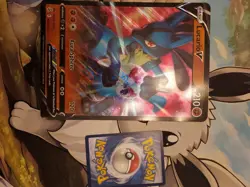 Pokemon Lucario V Holo Ultra Rare Fusion Strike 146/264 - Jumbo PACK FRESH! - Image 2