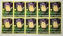 (x10 Lot Of Cards) Pikachu 005/025 (LP/NM) SWSH: Celebrations 25th Anniversary - Image 4