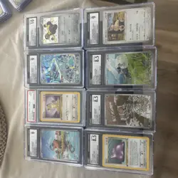 Pokemon 8 graded slabs lot - Image 1