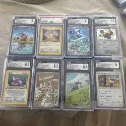 Pokemon 8 graded slabs lot - Image 2